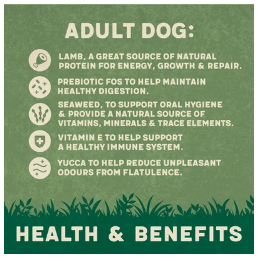 Harringtons Adult Dog Food Lamb & Rice Flavoured 15kg 